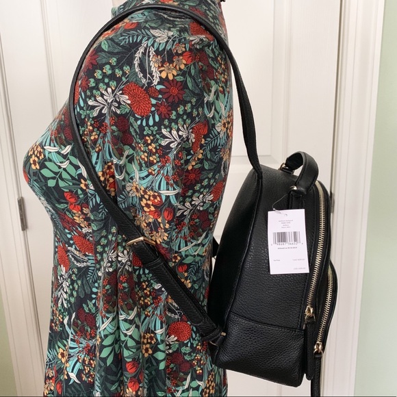 Kate Spade Medium Jackson backpack Black leather - Picture 2 of 11